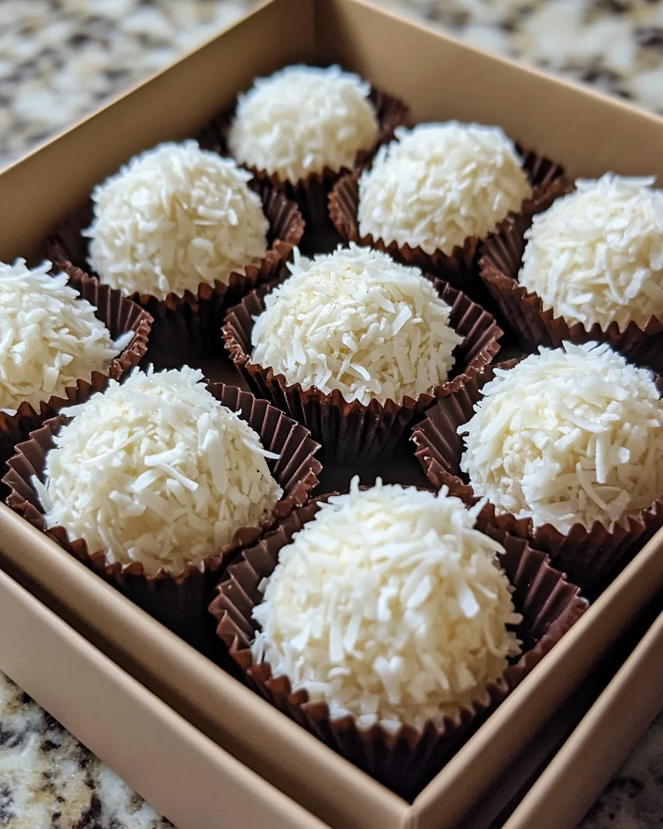 3-Ingredient Coconut Truffles