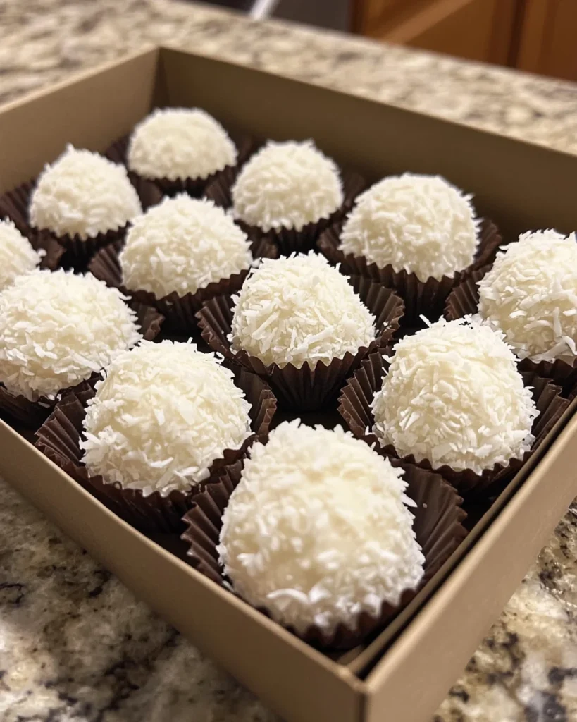 3-Ingredient Coconut Truffles