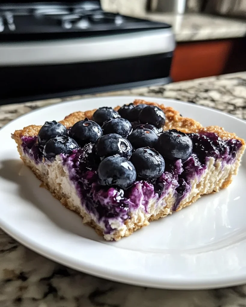 blueberry cottage cheese breakfast bake