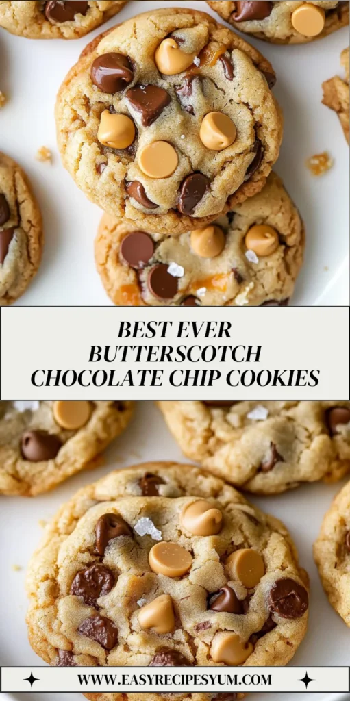 Best Ever Butterscotch Chocolate Chip Cookies