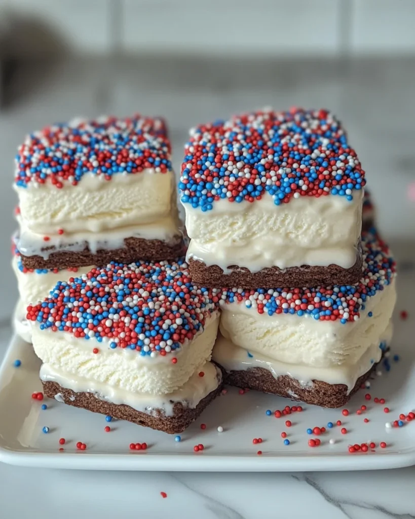4th of July Ice Cream Sandwiches