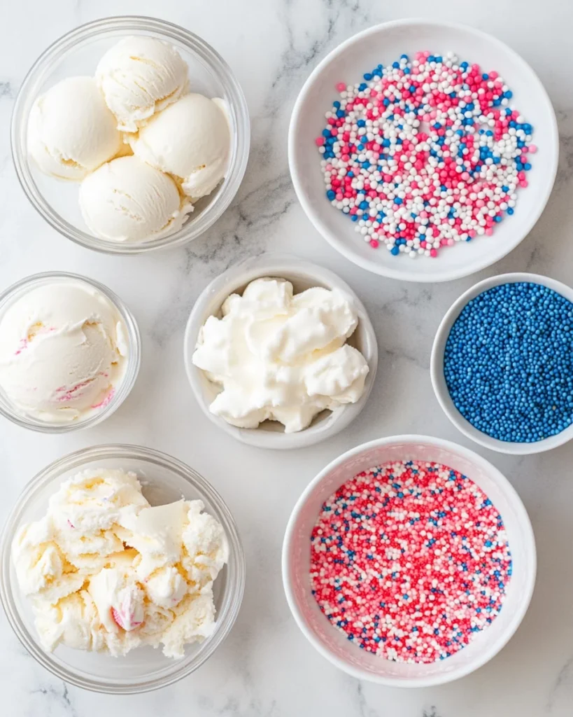 4th of July Ice Cream Sandwiches