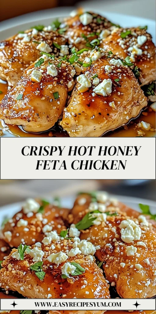 CRISPY HOT HONEY FETA CHICKEN
