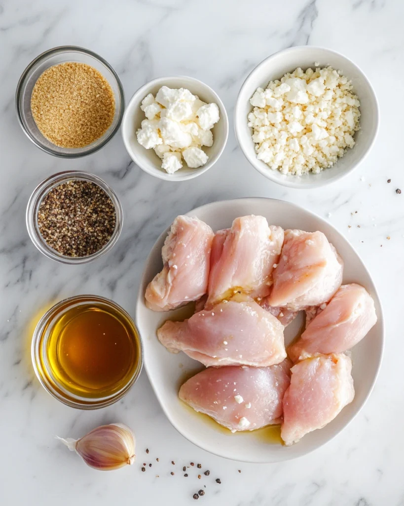 CRISPY HOT HONEY FETA CHICKEN