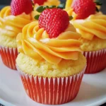Strawberry Mango Cupcakes