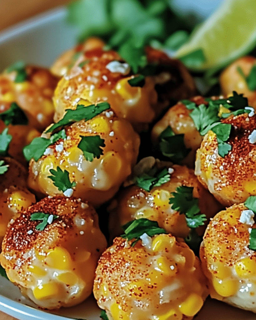 Spicy Mexican Corn Bites