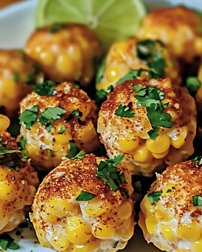 Spicy Mexican Corn Bites