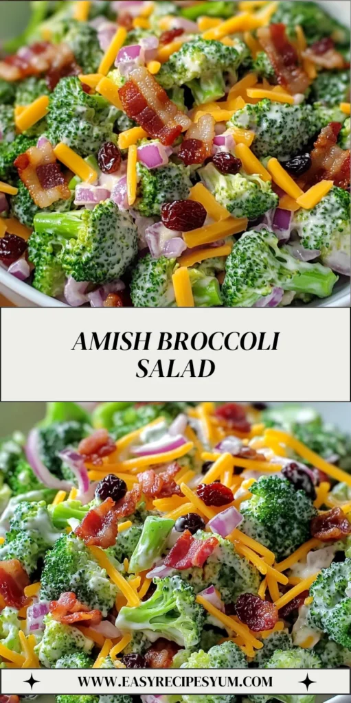 Amish Broccoli Salad