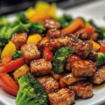 Balsamic Tempeh Stir-Fry