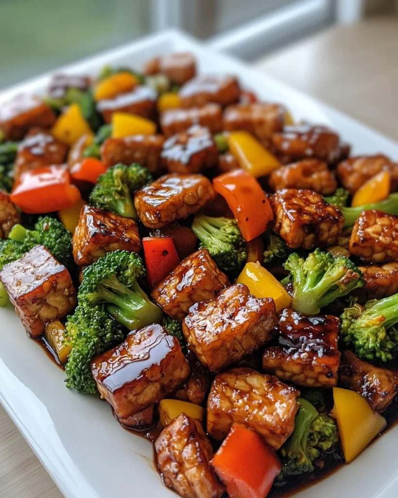Balsamic Tempeh Stir-Fry