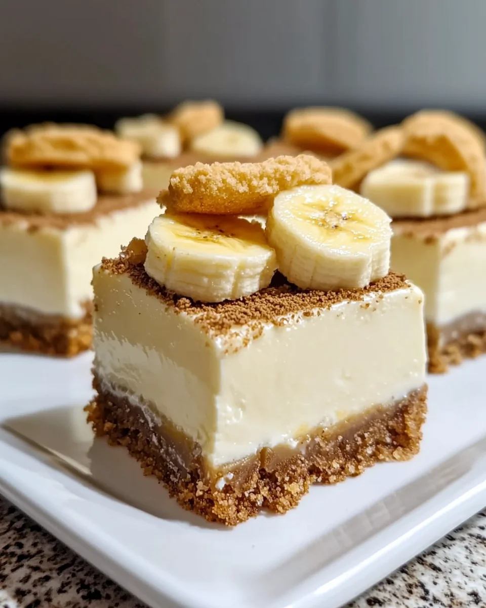 Banana Cream Cheesecake Bars