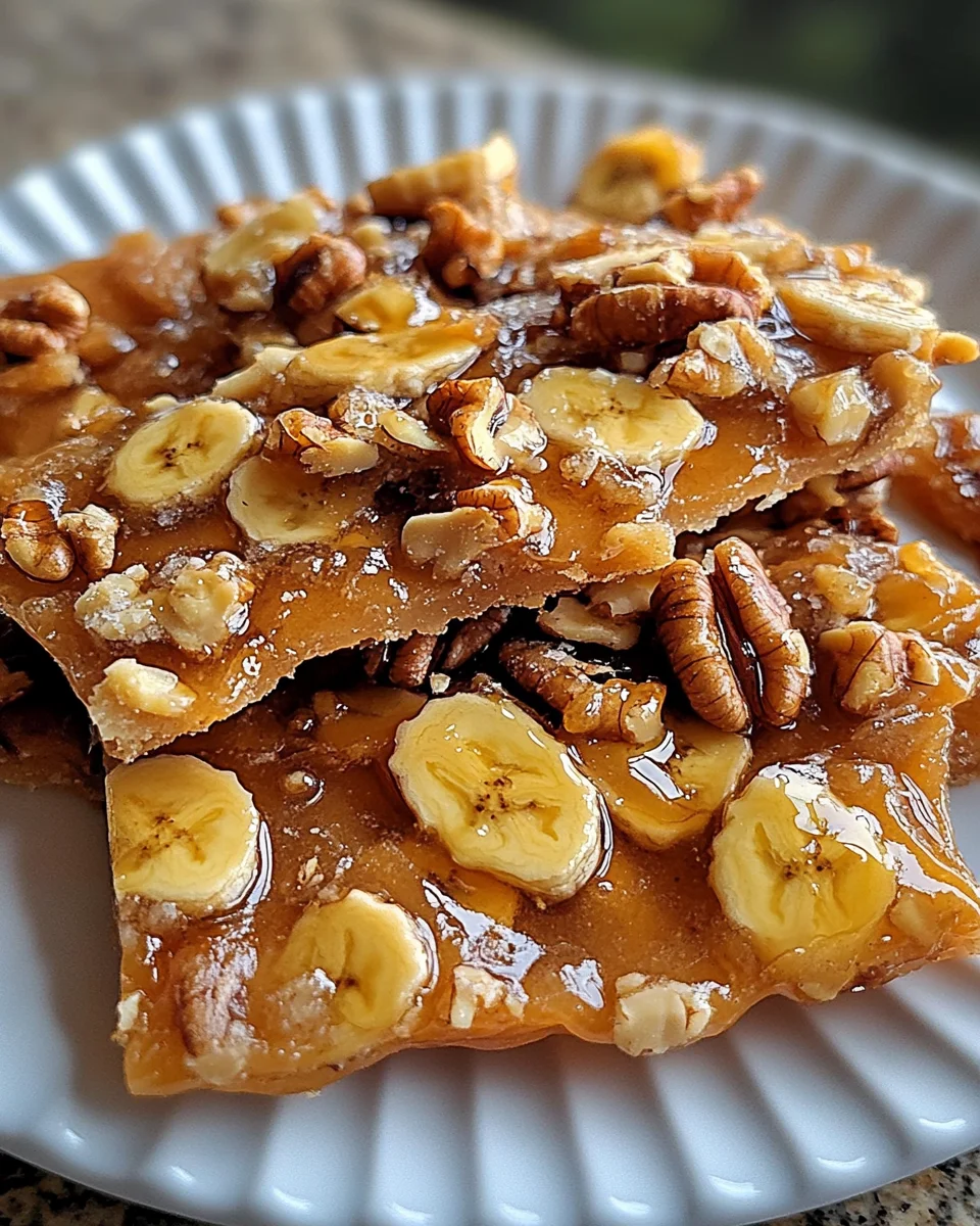 Banana Walnut Brittle