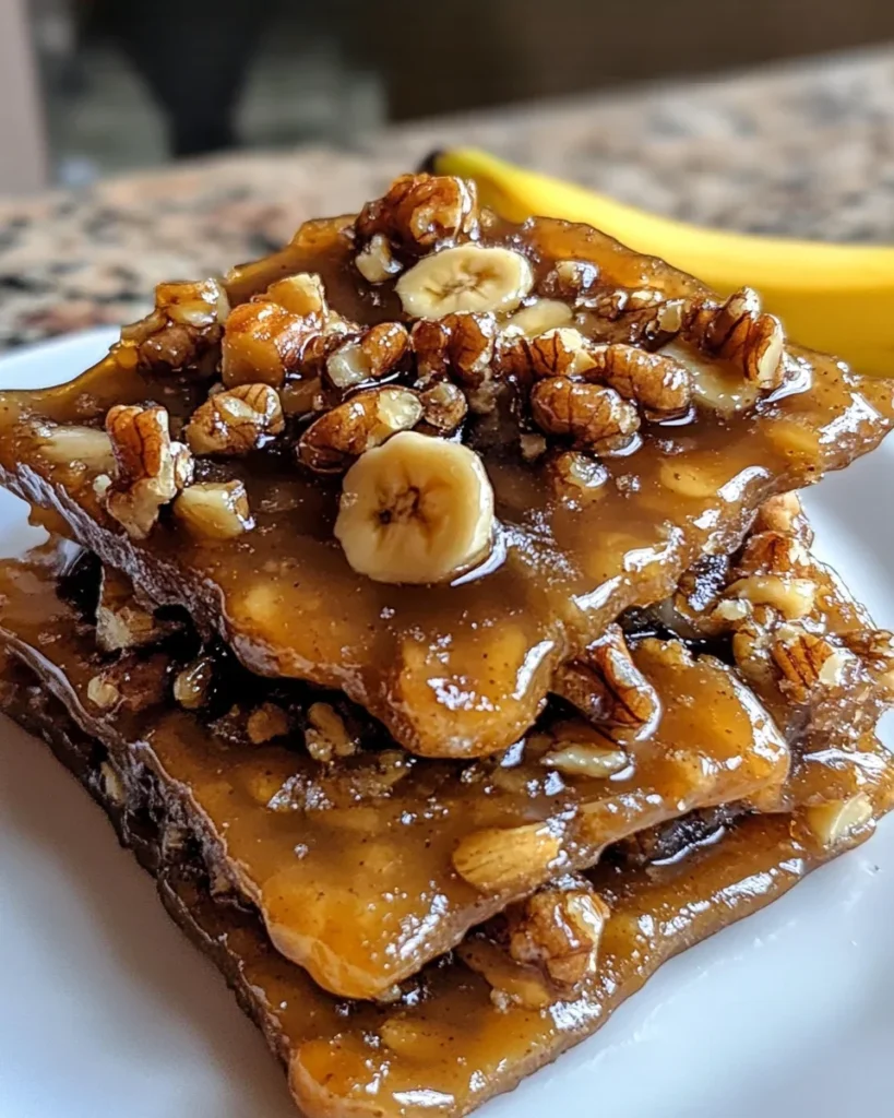 Banana Walnut Brittle