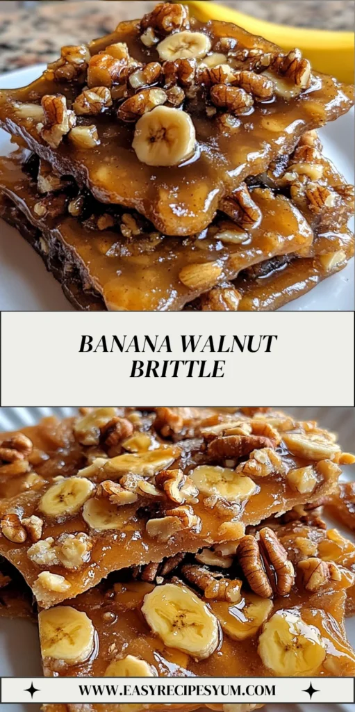Banana Walnut Brittle