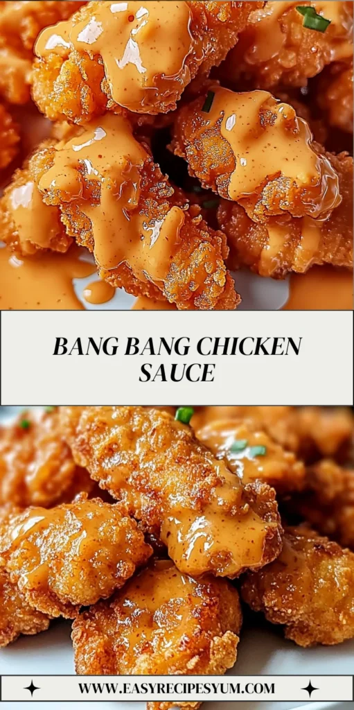 Bang Bang Chicken Sauce