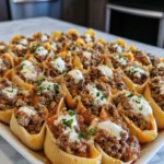 Beef-Stuffed Shells with Creamy Ricotta