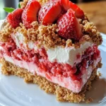 Berrylicious Strawberry Crunch Cake