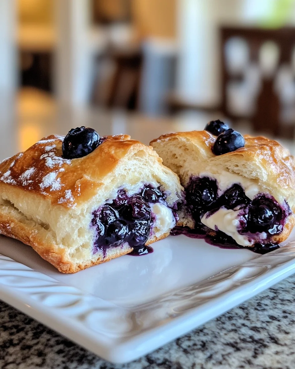 Blueberry Cream Cheese Sourdough Bread