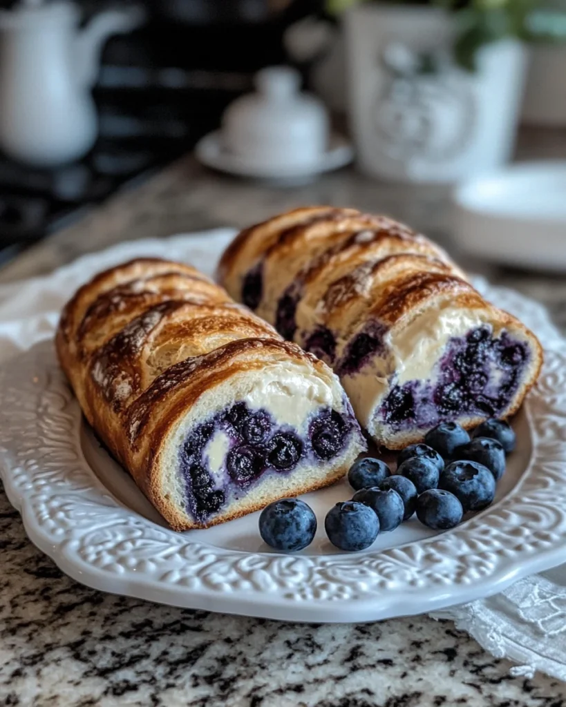 Blueberry Cream Cheese Sourdough Bread