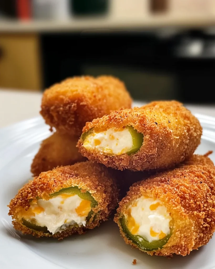 Cheese-Stuffed Jalapeño Poppers