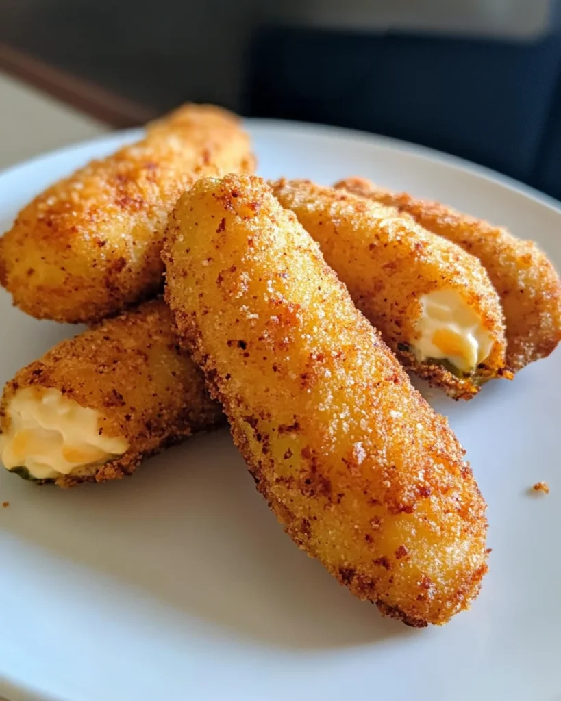 Cheese-Stuffed Jalapeño Poppers