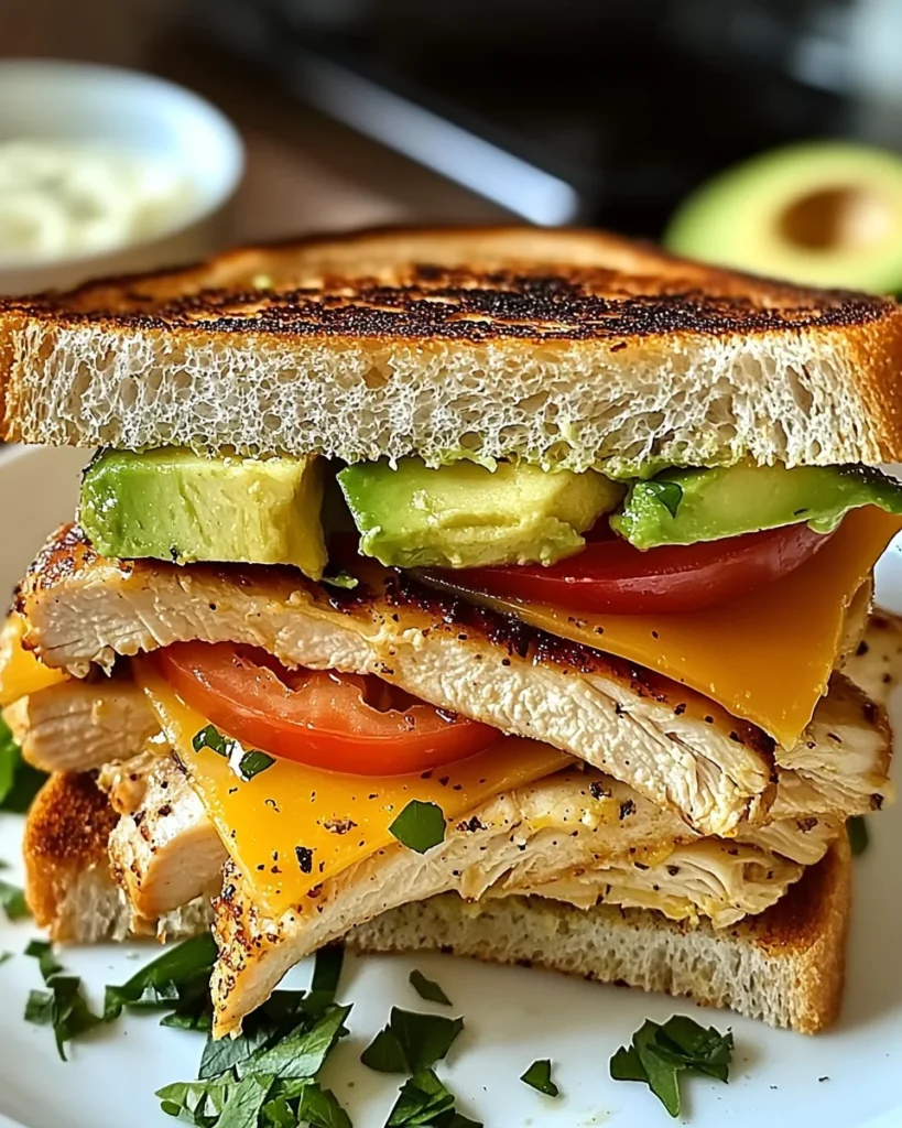 Chicken Avocado Melt