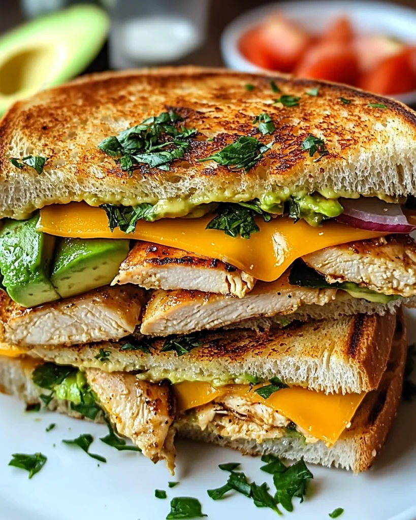 Chicken Avocado Melt