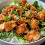 Chicken Caesar Crispy Rice Salad