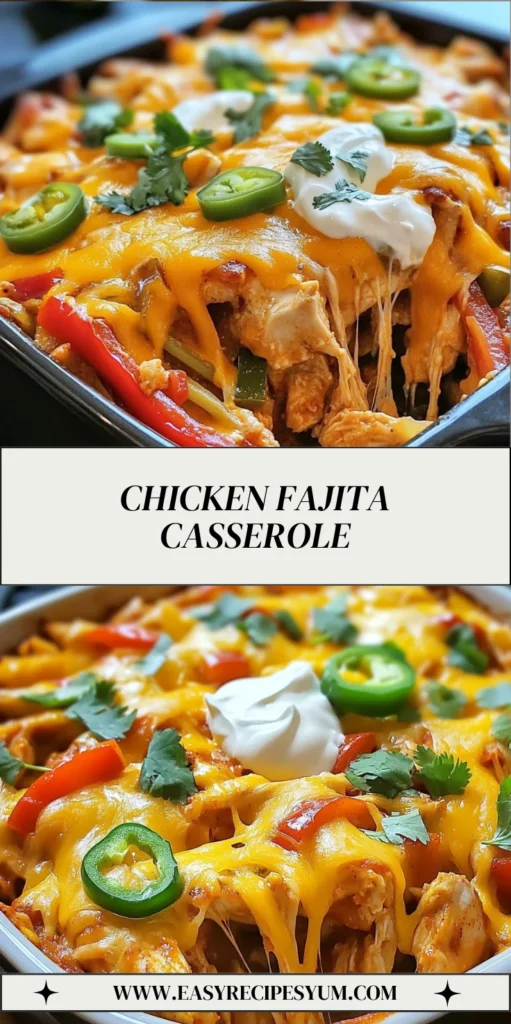 Chicken Fajita Casserole