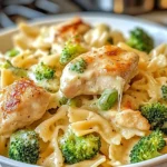 Chicken and Broccoli Alfredo Bake