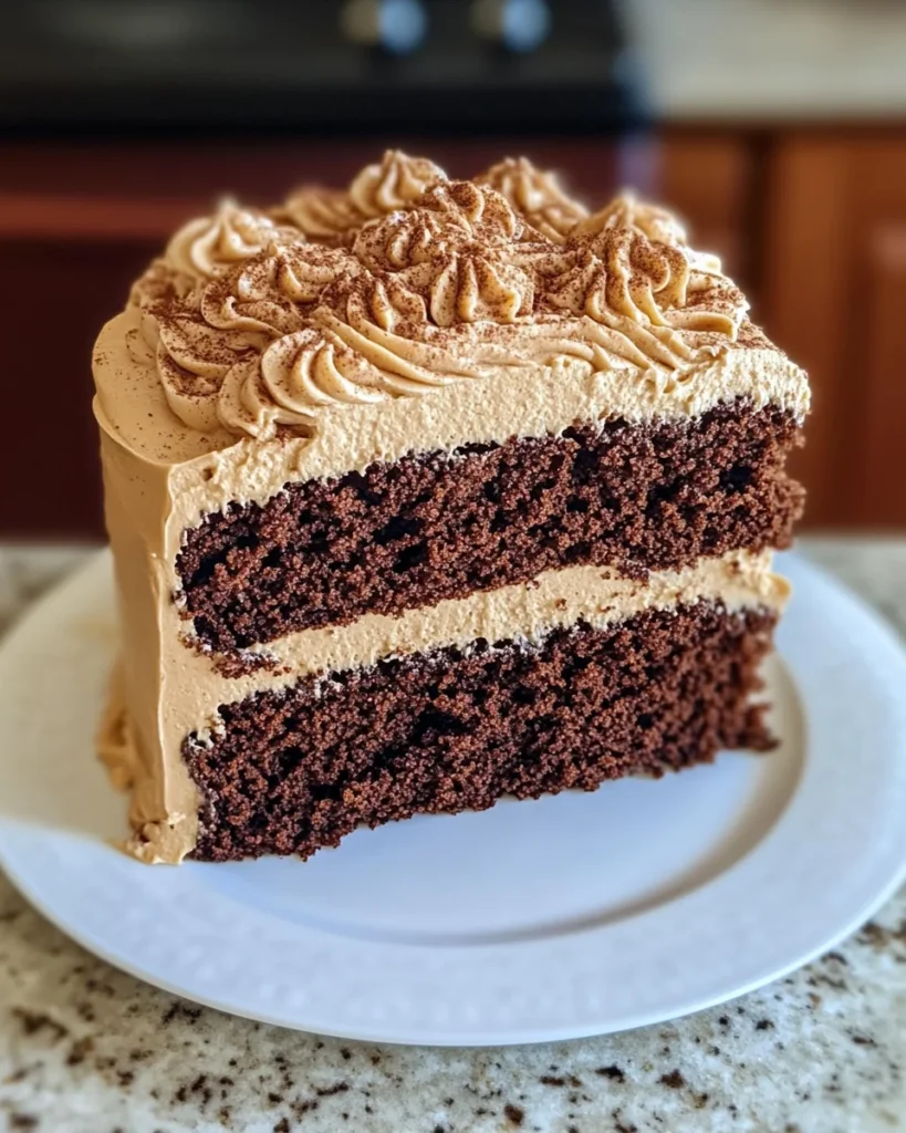 Chocolate Cake with Cinnamon Molasses Frosting