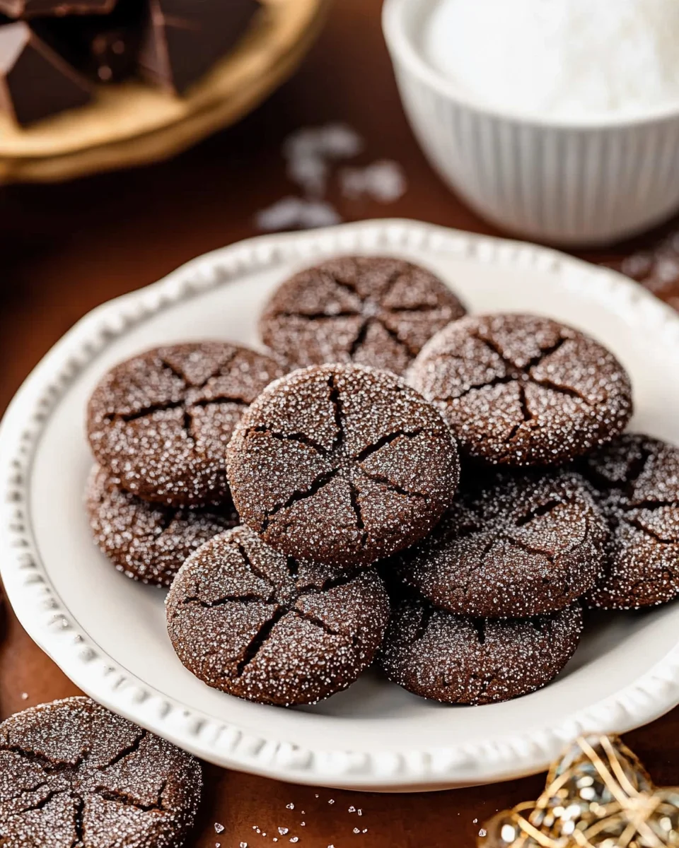 Chocolate Sugar Cookies
