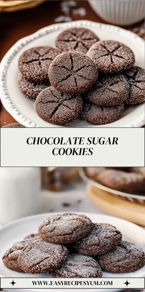Chocolate Sugar Cookies