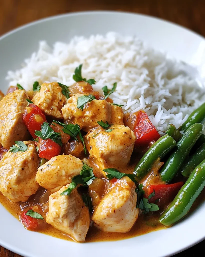 Coconut Curry Chicken with Basmati Rice