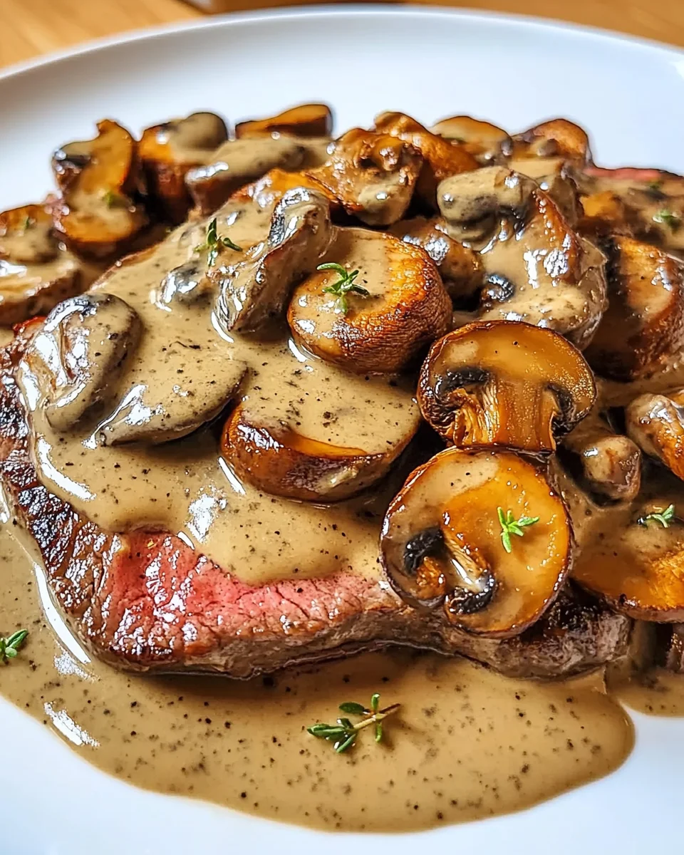 Creamy Mushroom Sauce Recipe for Steak Lovers