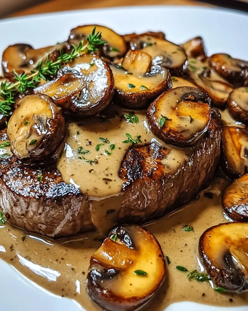 Creamy Mushroom Sauce Recipe for Steak Lovers