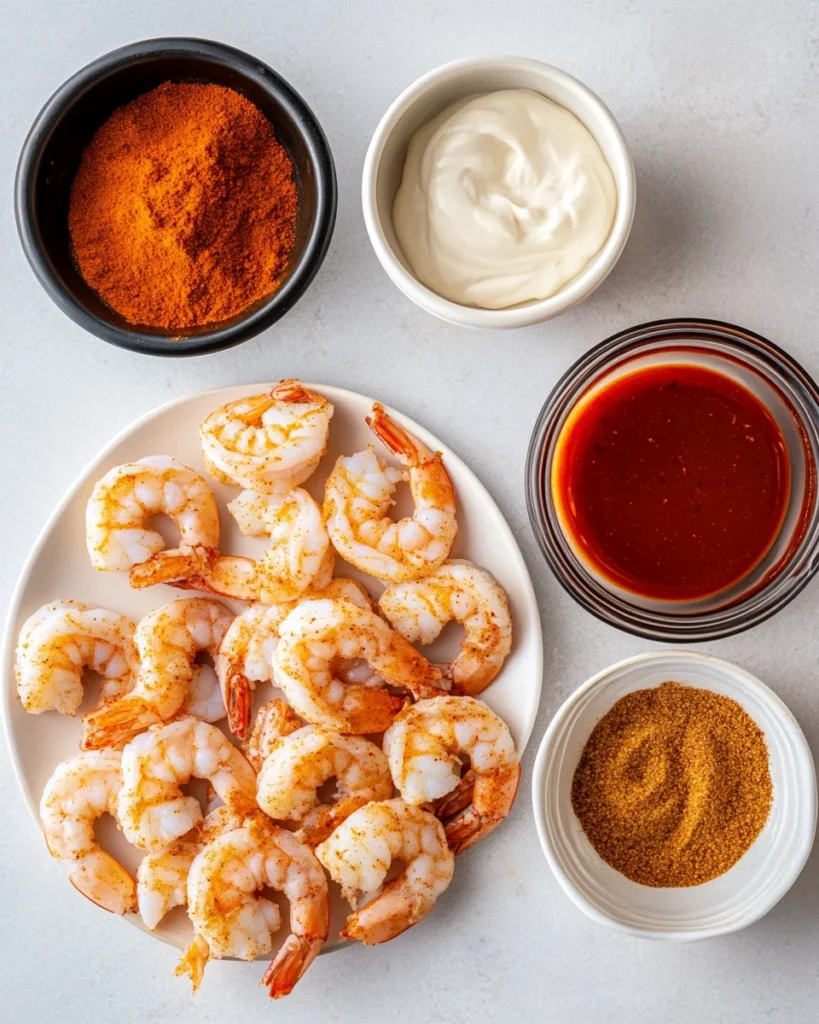 Crispy Cajun Shrimp with Creamy Sauce