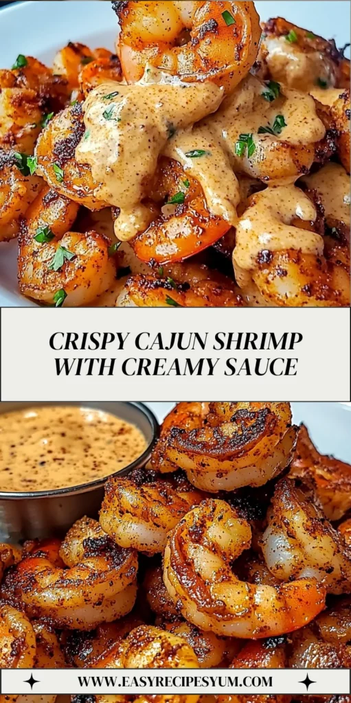 Crispy Cajun Shrimp with Creamy Sauce
