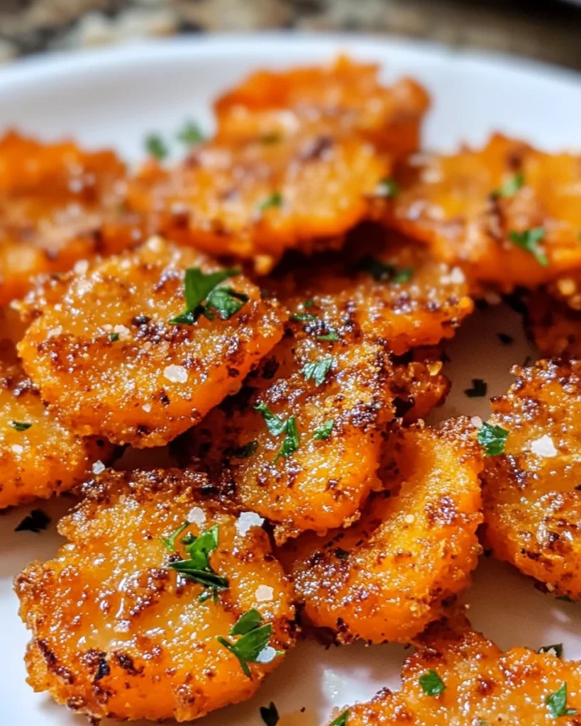 Crispy Smashed Carrots