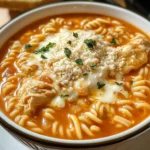 Crockpot Chicken Parmesan Soup