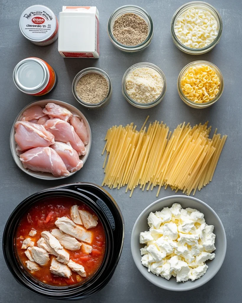 Crockpot Chicken Parmesan Soup