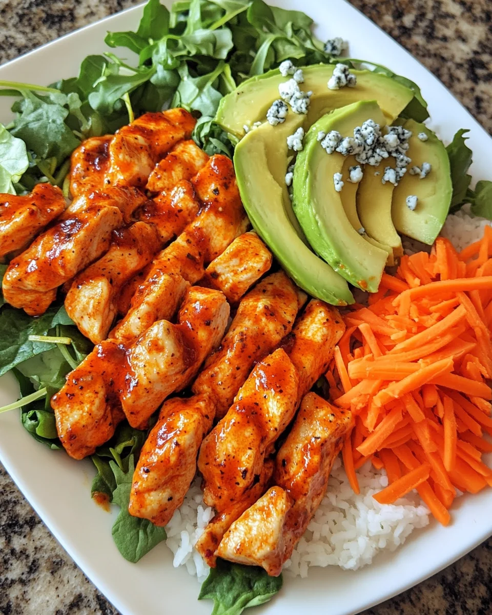 Easy Buffalo Chicken Bowl