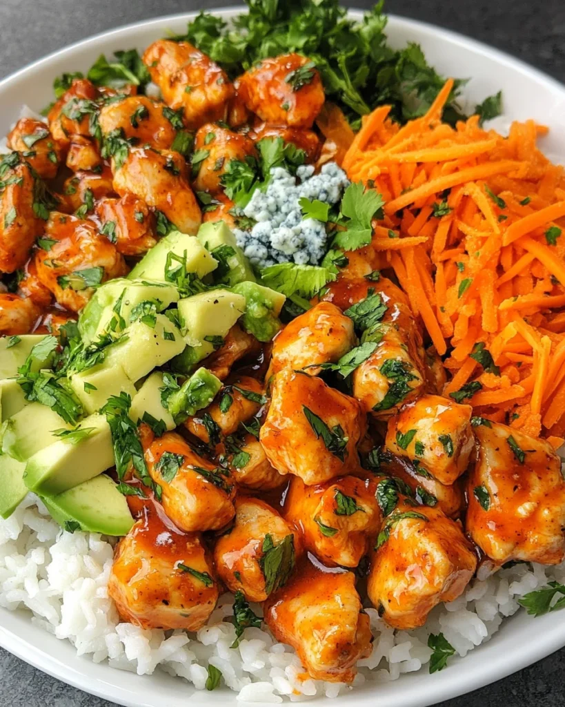 Easy Buffalo Chicken Bowl