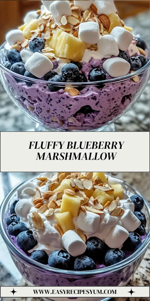 Fluffy Blueberry Marshmallow