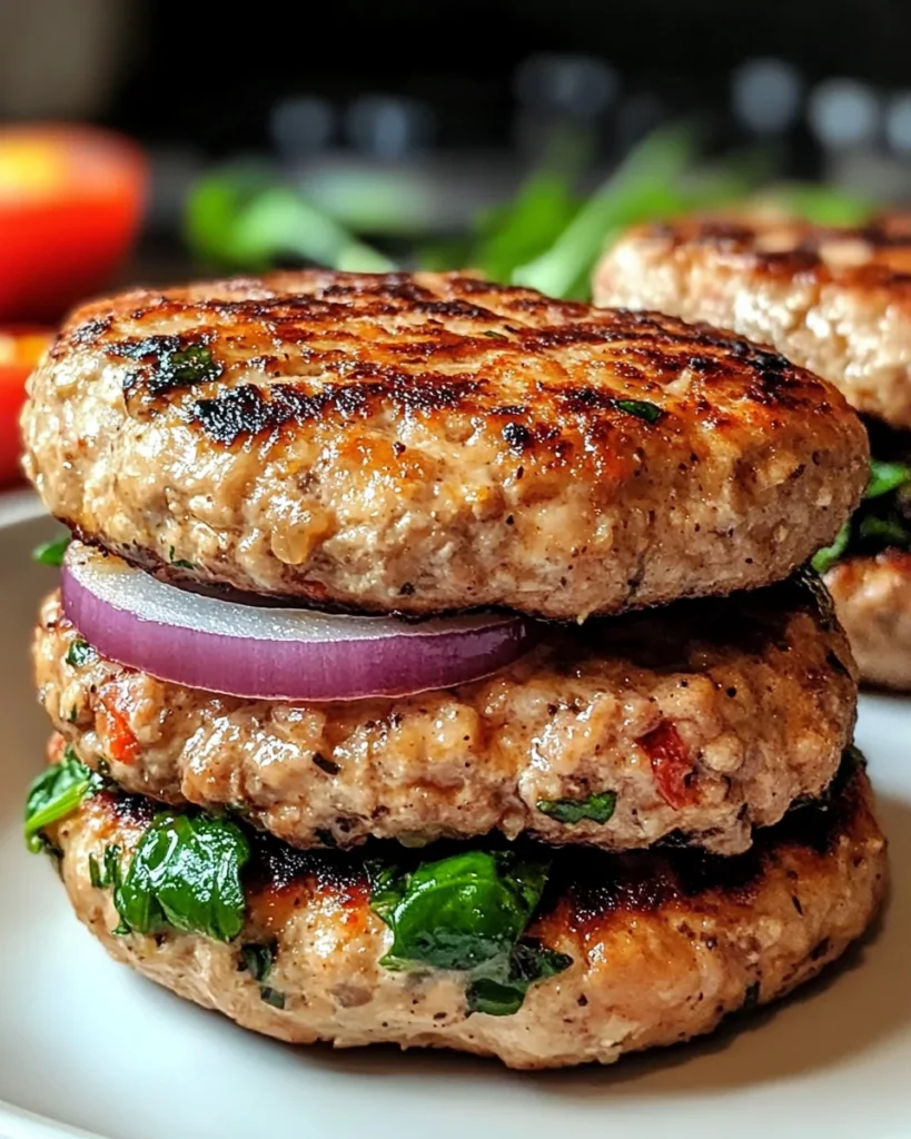 Greek Chicken Burgers