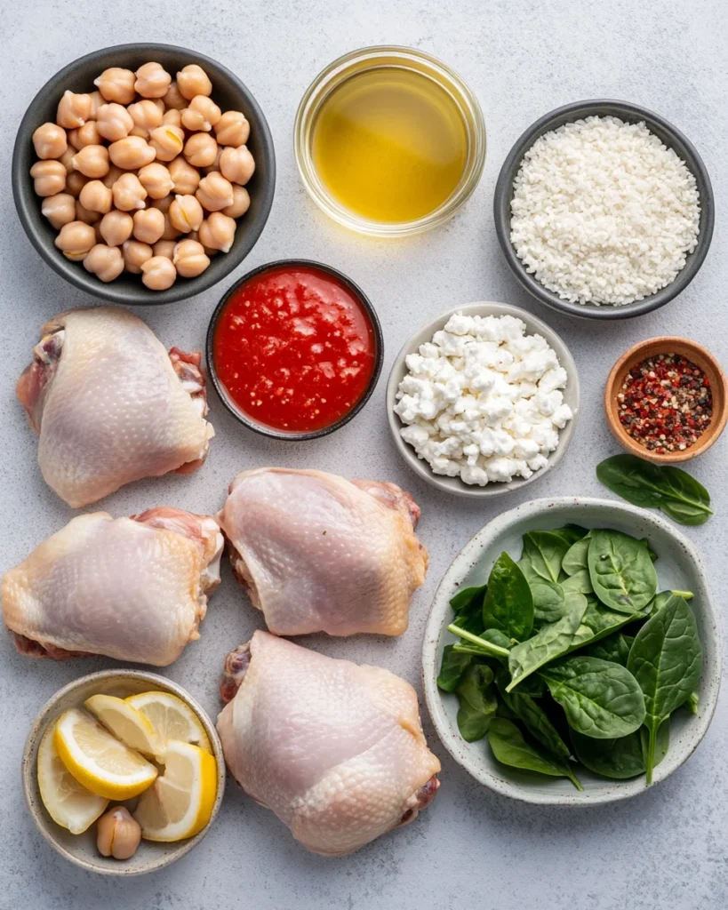 Greek Chicken and Lemon Rice