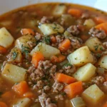 Ground Beef Vegetable Soup