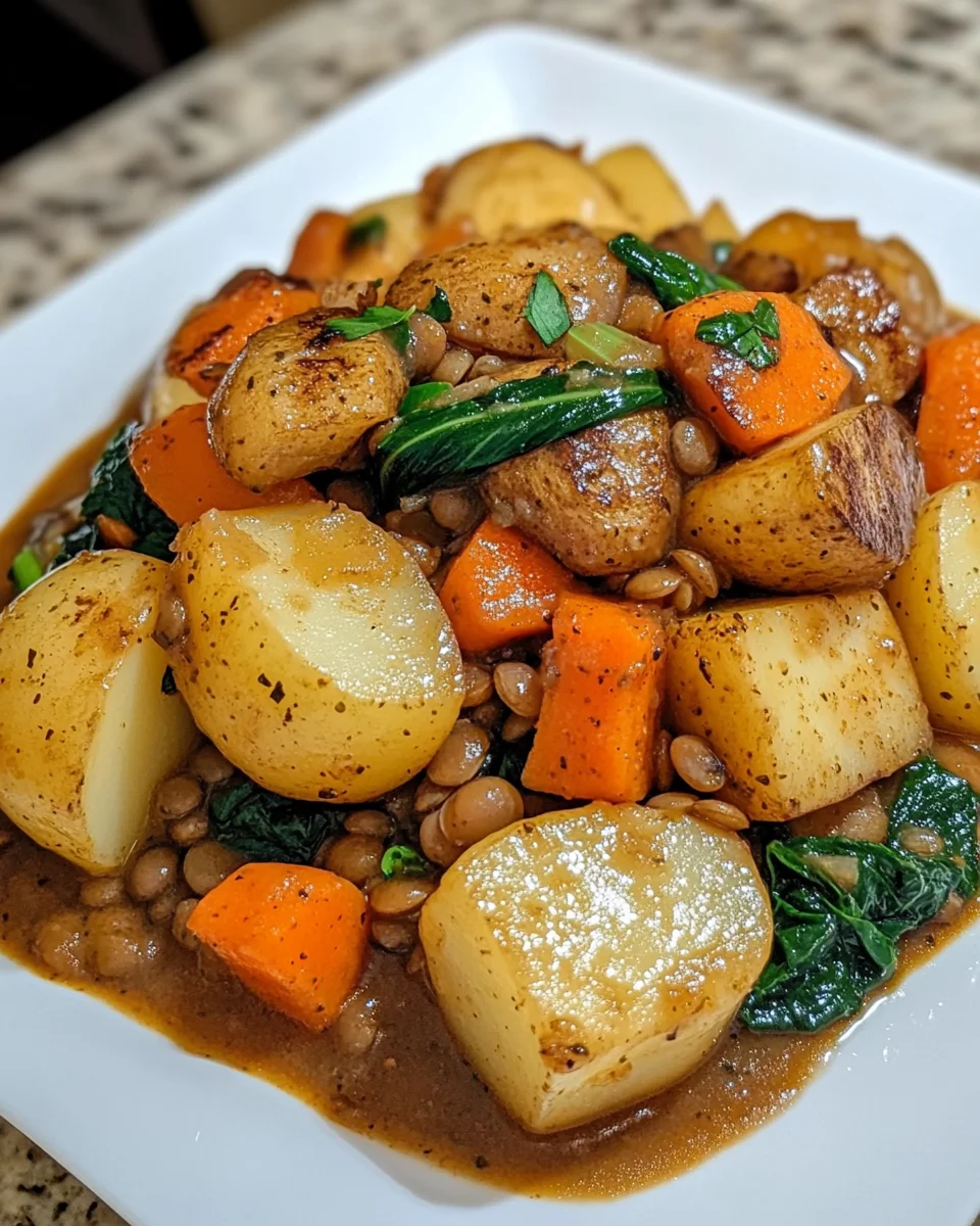 Hearty Lentil and Potato Soup