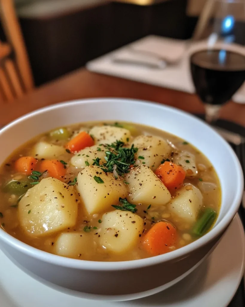 Hearty Lentil and Potato Soup