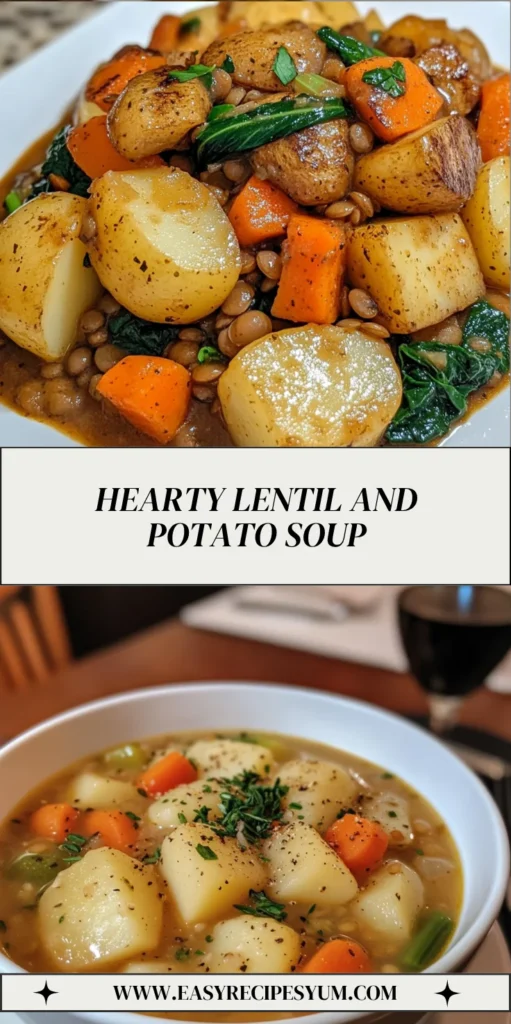 Hearty Lentil and Potato Soup